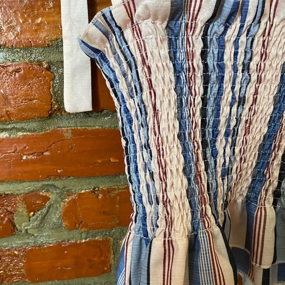 Striped Tank Top With Ribbons - Picture 3 of 3